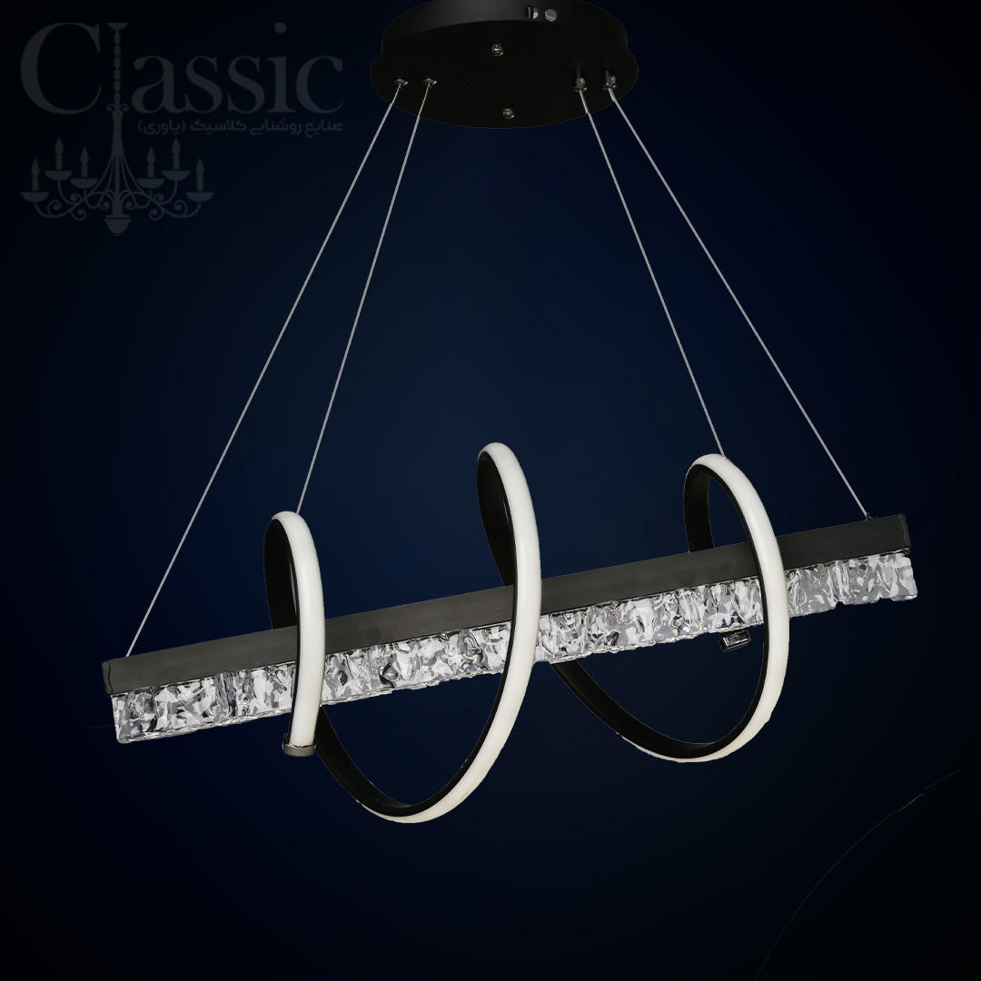 لوستر L1003 هوشمند صوتی صنایع روشنایی کلاسیک